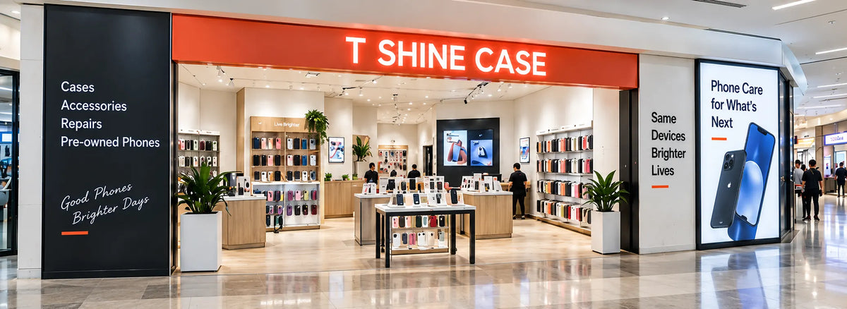 Illustrative T Shine Case storefront