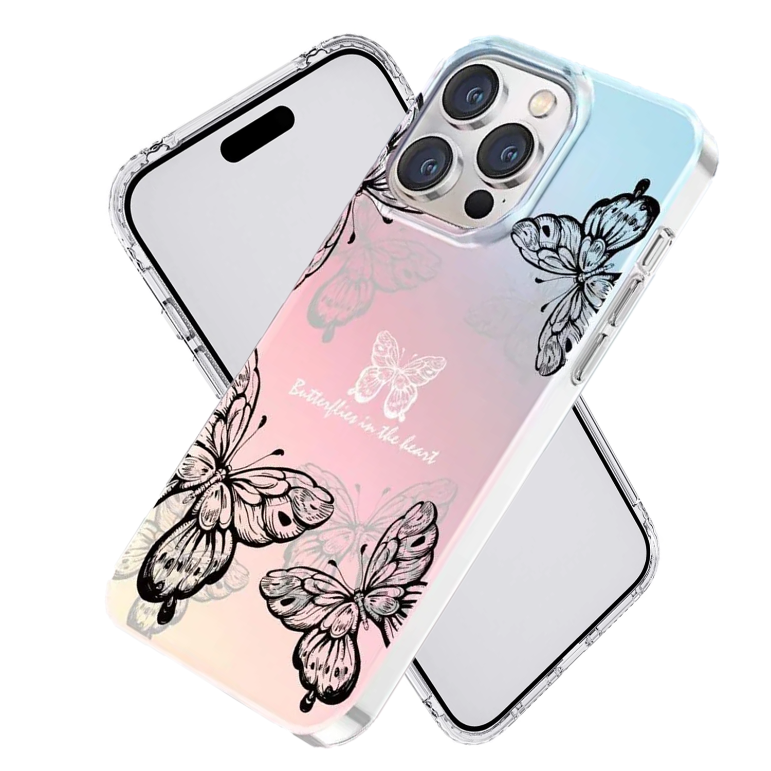 Butterflies in the Heart Case - iPhone Cases