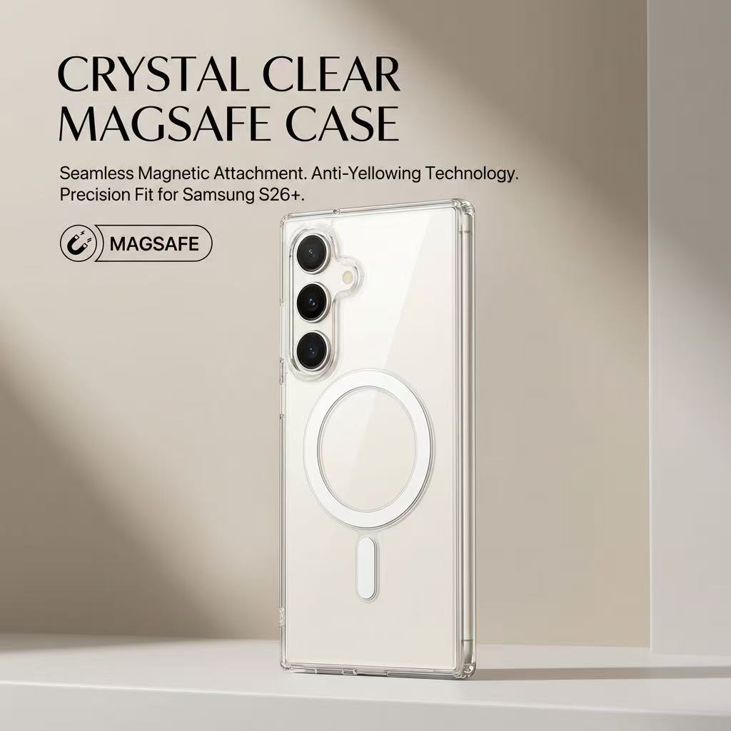 Nebula Samsung Galaxy S26Plus EvoClear MagSafe Case Clear