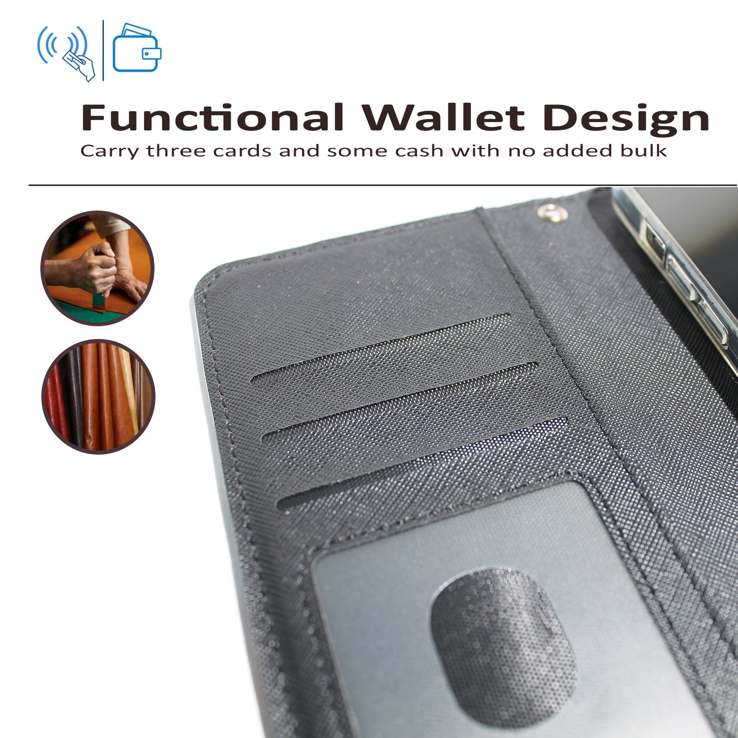 Magnetic Detachable Wallet Case Fantasy Watercolor case - iPhone 17 series