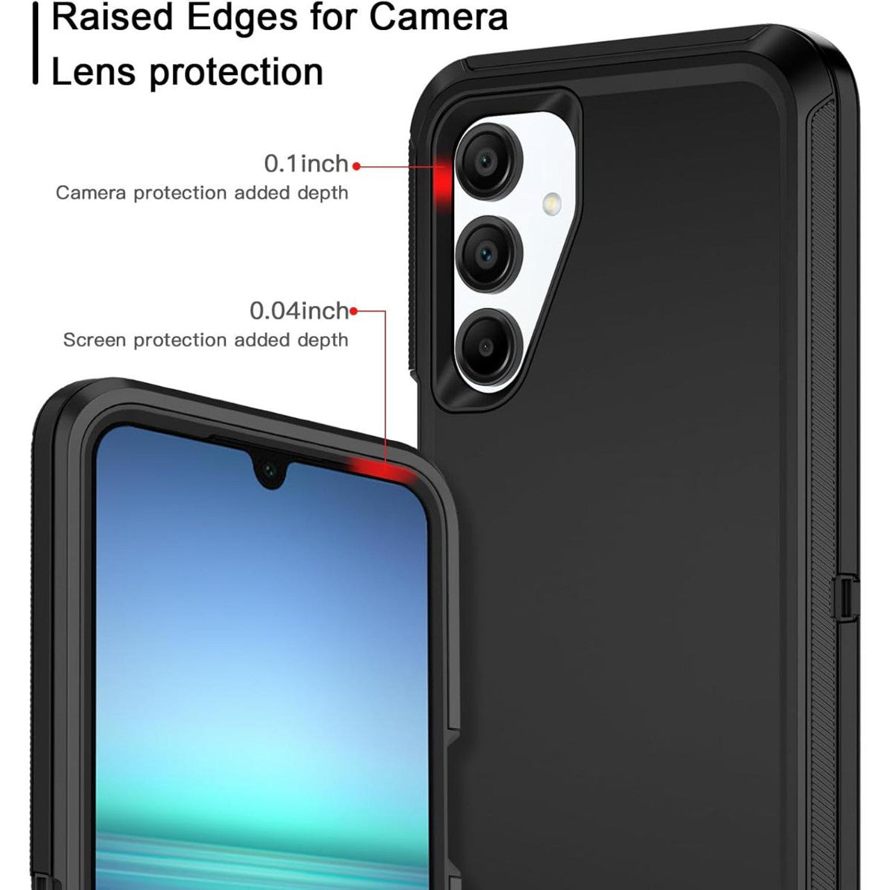 Samsung Galaxy A16 5G Defender Case Black