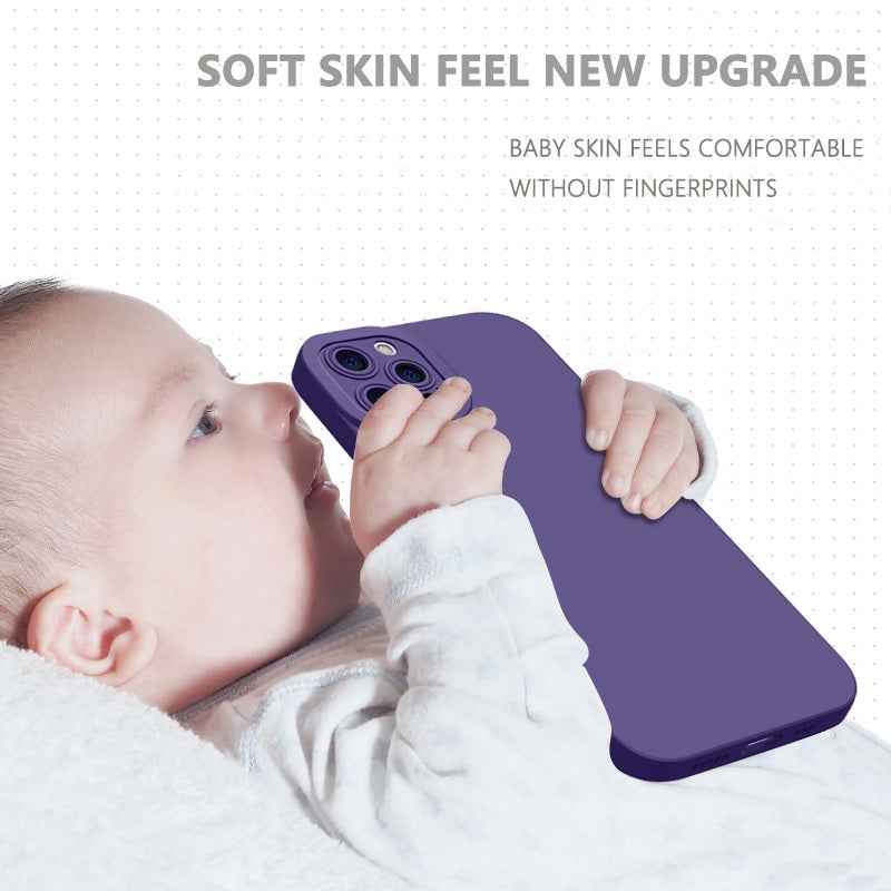 Silicone Rubber Case for iPhone (Black)