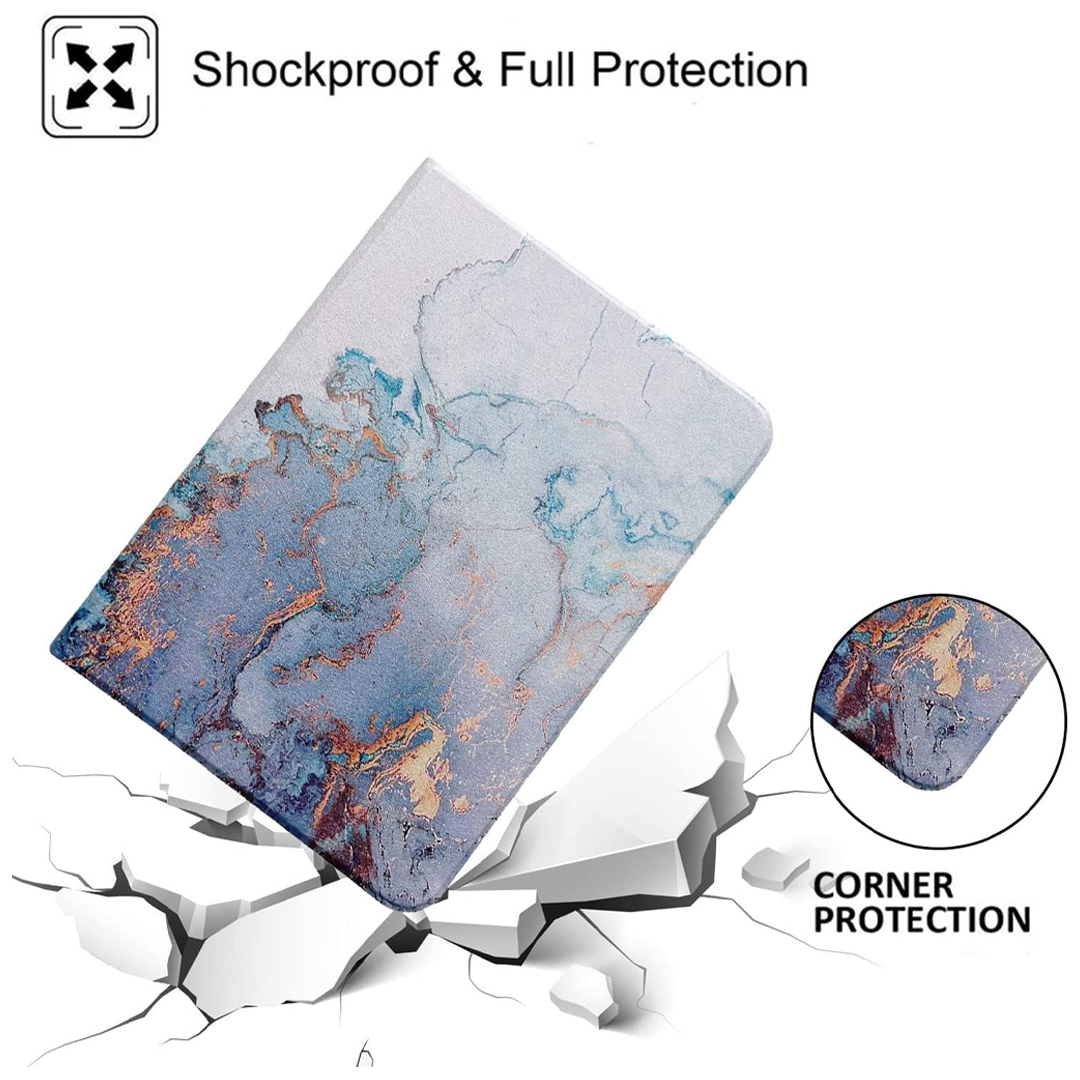 iPad 10th 10.9 inch/A16 Smart iPad Case Blue Marble