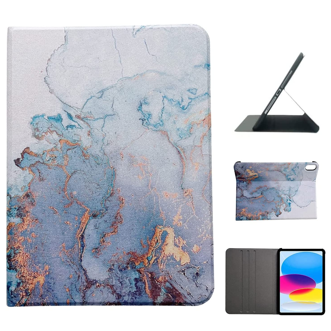 iPad 10th 10.9 inch/A16 Smart iPad Case Blue Marble
