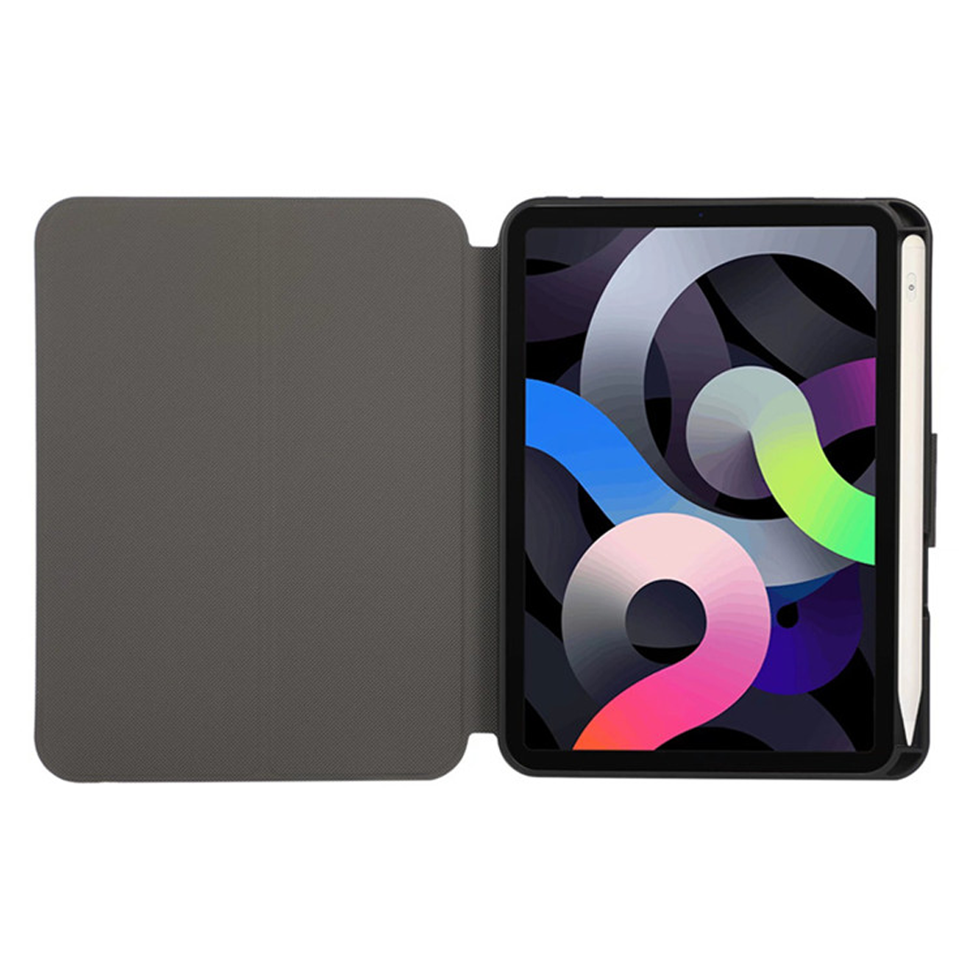iPad 10th 10.9 inch/A16 Slim Flip Case with Pen Storage - Black