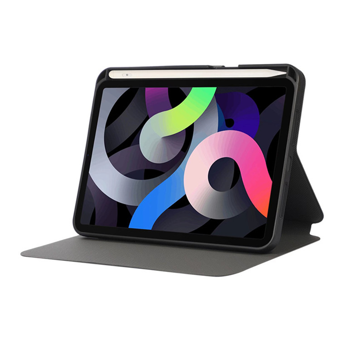 iPad 10th 10.9 inch/A16 Slim Flip Case with Pen Storage - Black