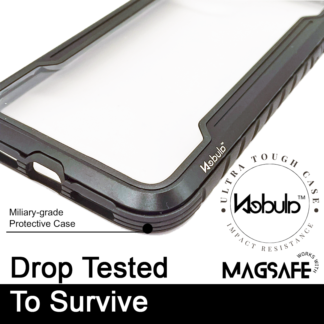 Nebula Military Shield & Clear Protective Phone Cases for iPhone