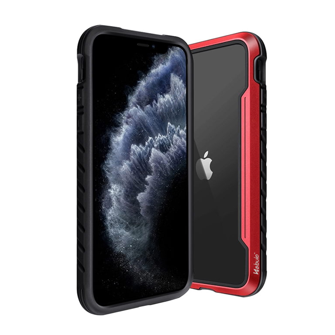 Nebula Military Shield Phone Case Red - iPhone Cases