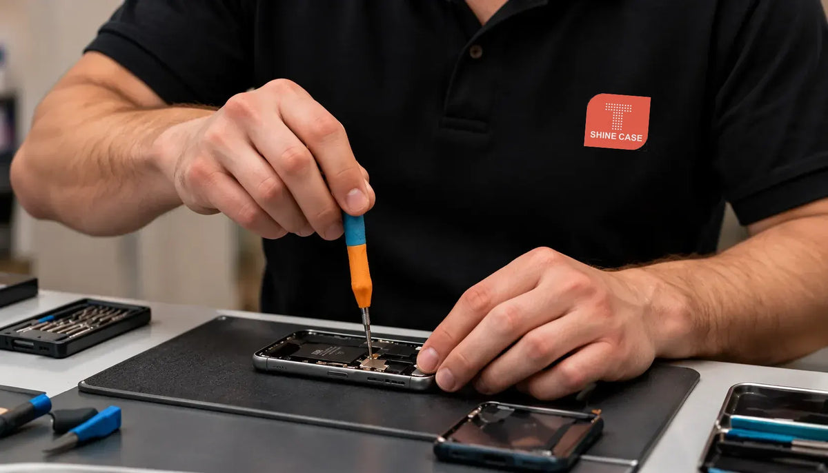 Illustrative device repair work