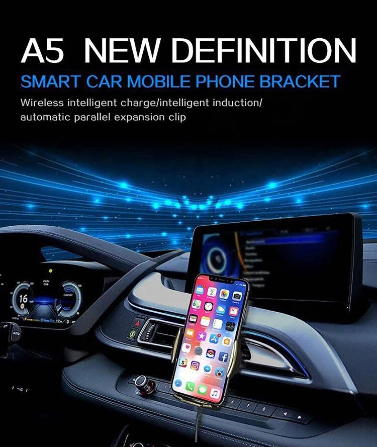A5S Smart Sensor Car Wireless Charger