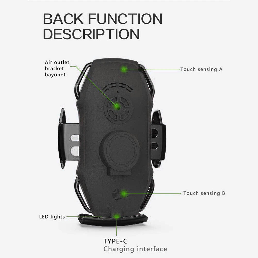 A5S Smart Sensor Car Wireless Charger