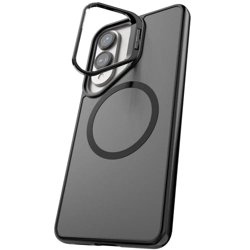Nebula Samsung Galaxy S25 Edge Snap Magnetic Case with Integrated Stand Black