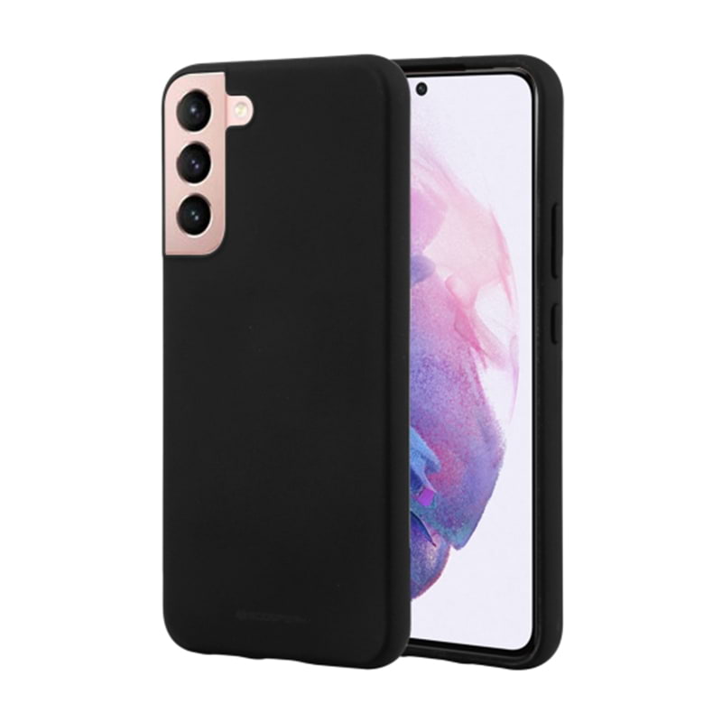 Samsung Galaxy S22+ Mercury Goospery Soft Jelly Rubber Back Cover - Black