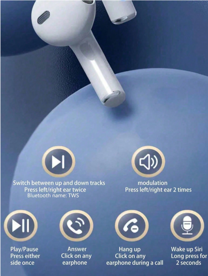 Pro 6 Bluetooth Earphones