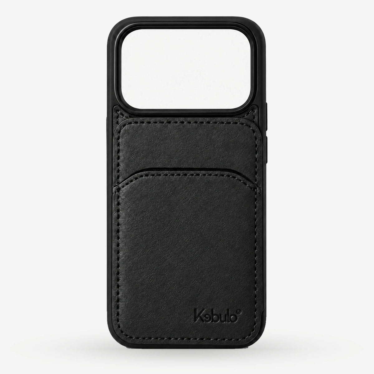 Back Flip Leather Cardholder Case Black