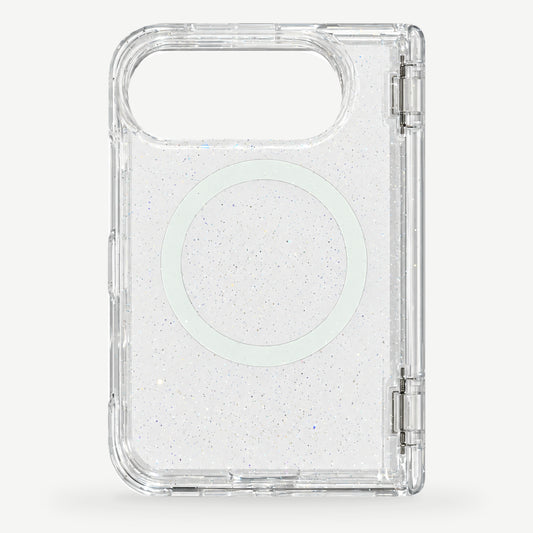 iPhone Duo Clear Back Tough MagSafe Crystal Sparkling Case