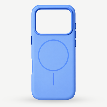 Magnetic Matte Protective Case-Light Blue