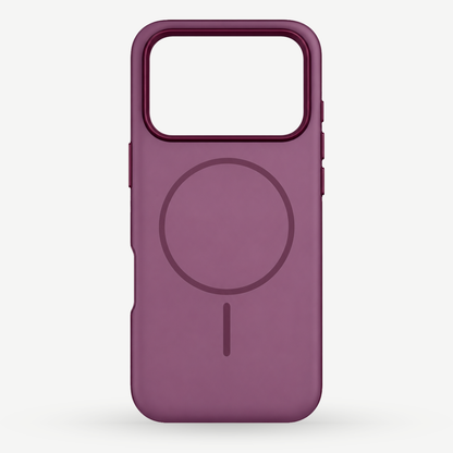 Magnetic Matte Protective Case-Dark Cherry