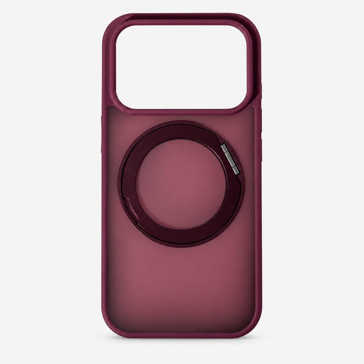 360 Degree Rotatable Ring Kickstand Case Dark Cherry