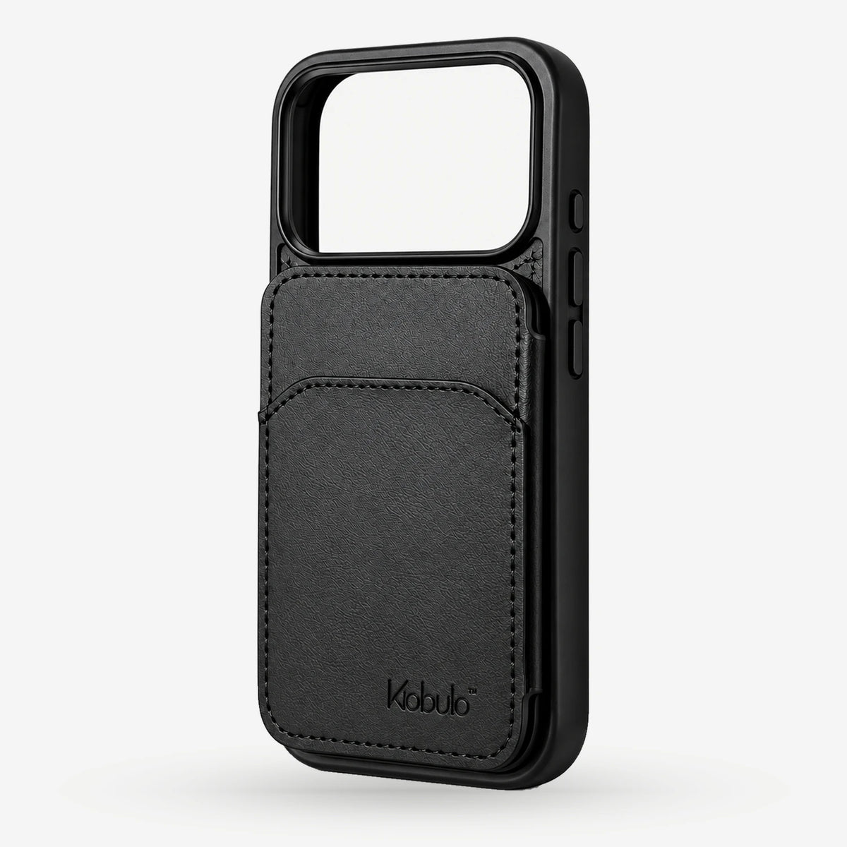 Back Flip Leather Cardholder Case Black