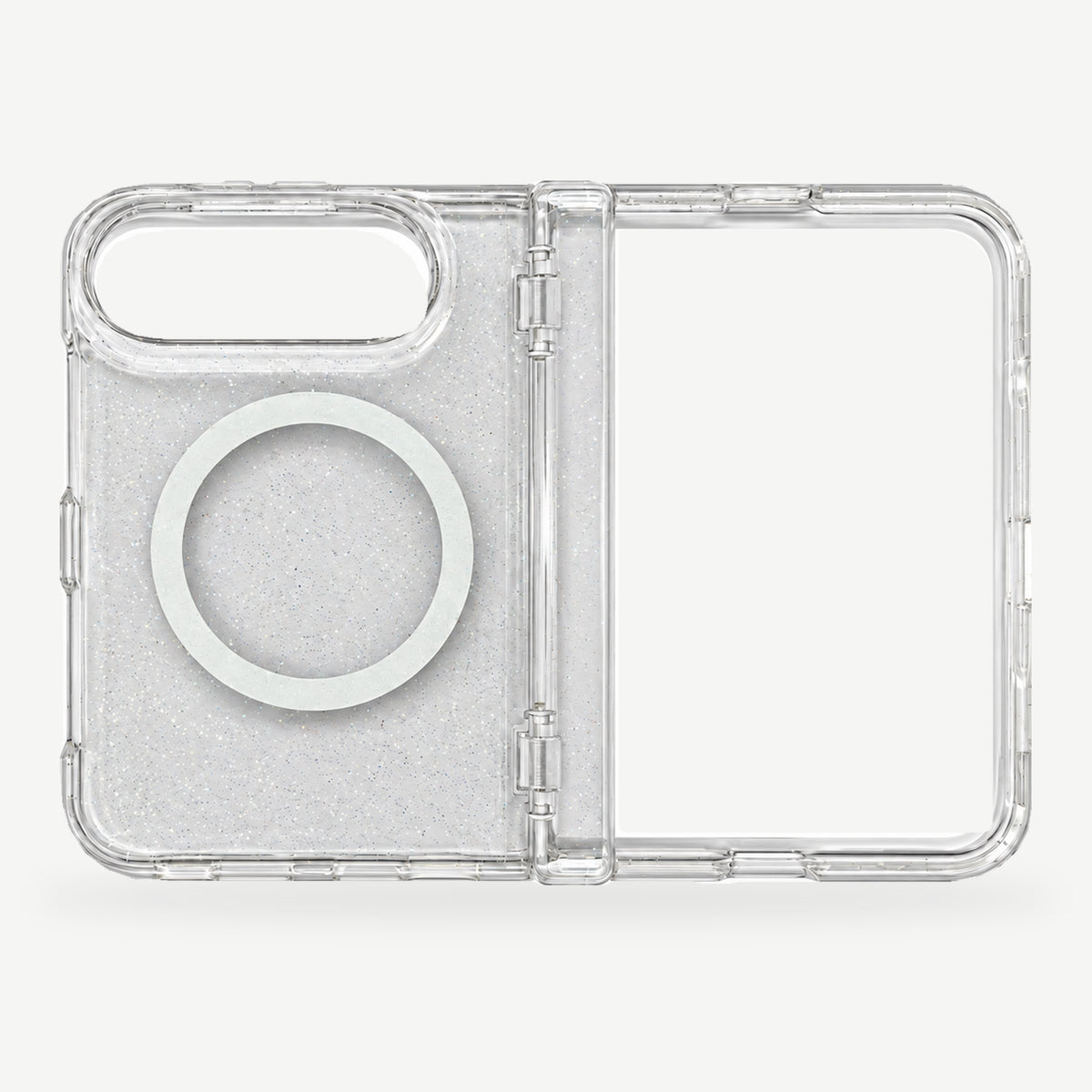 iPhone Duo Clear Back Tough MagSafe Crystal Sparkling Case