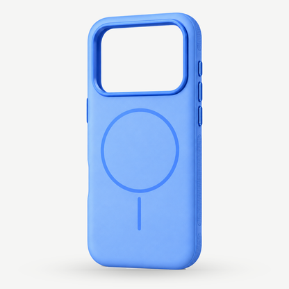 Magnetic Matte Protective Case-Light Blue