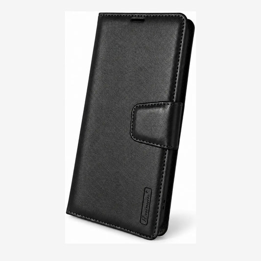 Samsung Galaxy S26 FE Flip Leather Wallet Case - Black