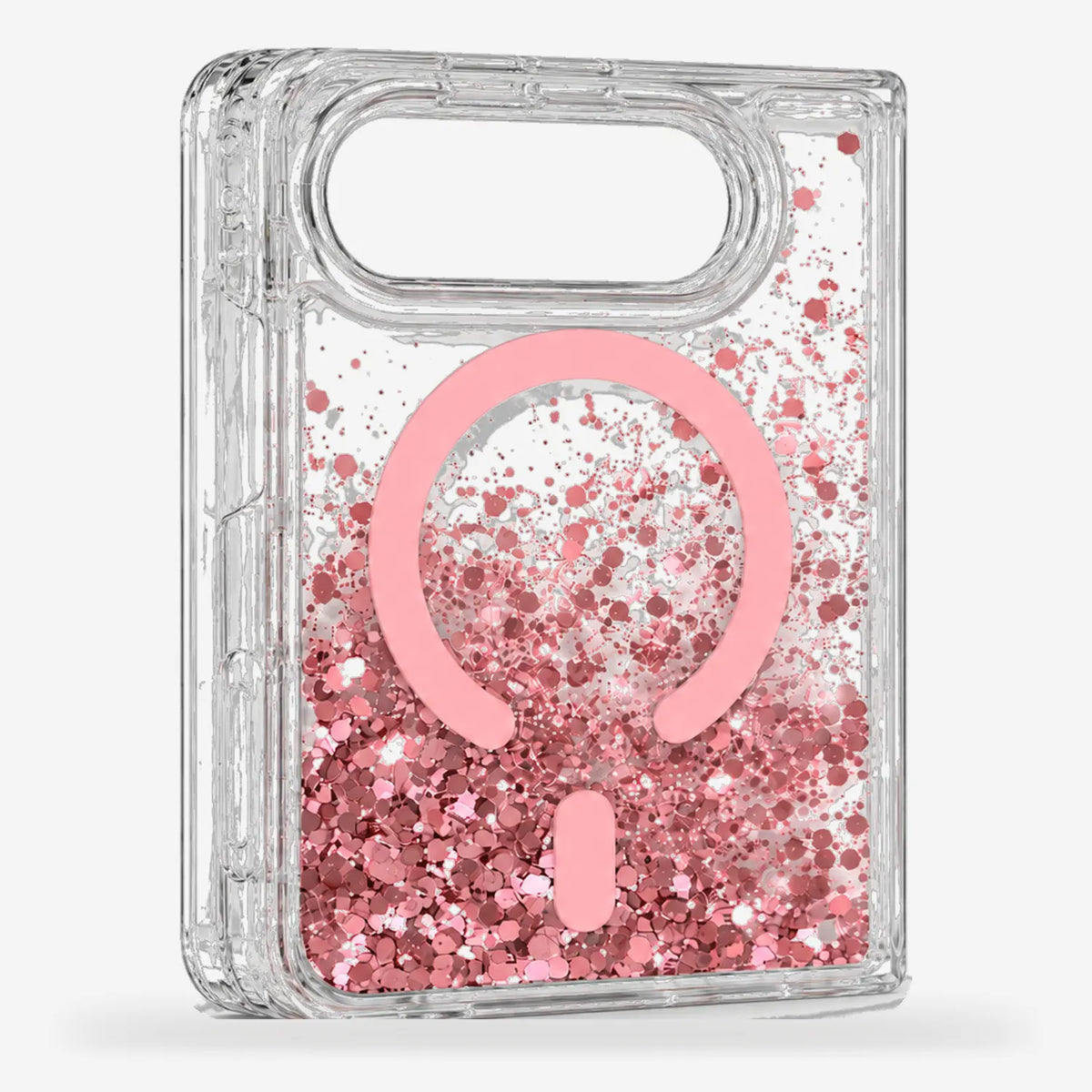 iPhone Duo Liquid Glitter MagSafe Case Pink