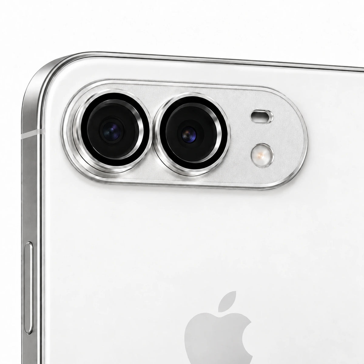 9D Full Camera Lens Metal Cover-iPhone Duo-Black