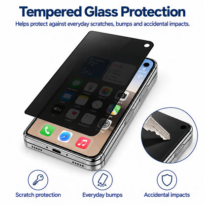 Privacy Full Glass Screen Protector-iPhone Duo