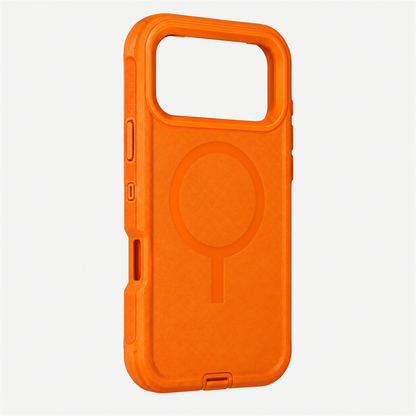 T SHINE Defender MagSafe Protective Case for iPhone 18 Pro Max – Orange