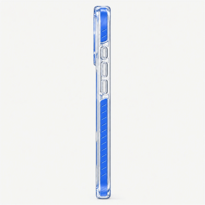 T SHINE AeroBeam Clear-Back Tough MagSafe Case for iPhone 18 Pro Max – Light Blue