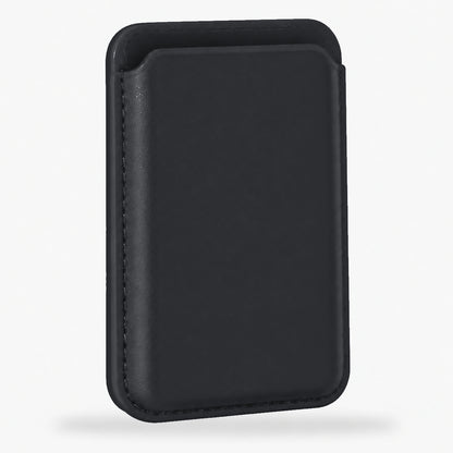 PU Leather Magsafe Card Wallet Black