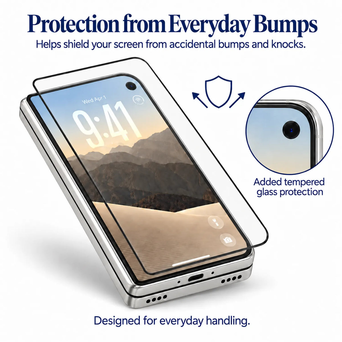 6D Full Glass Screen Protector-iPhone Duo