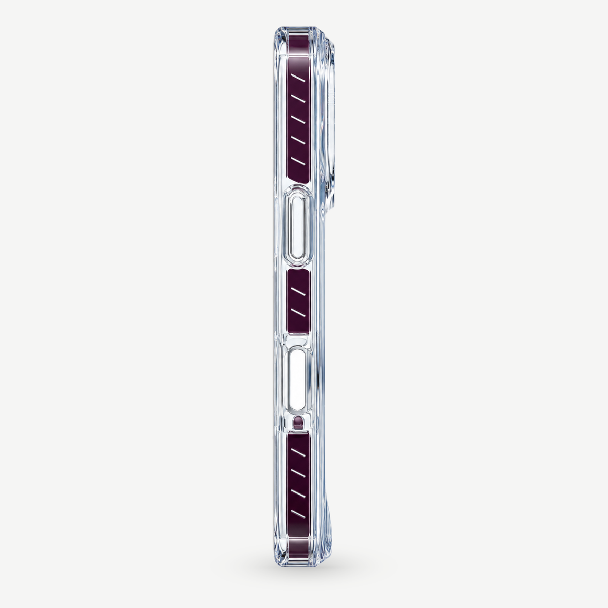 AeroBeam Clear Back Tough MagSafe Case Dark Cherry