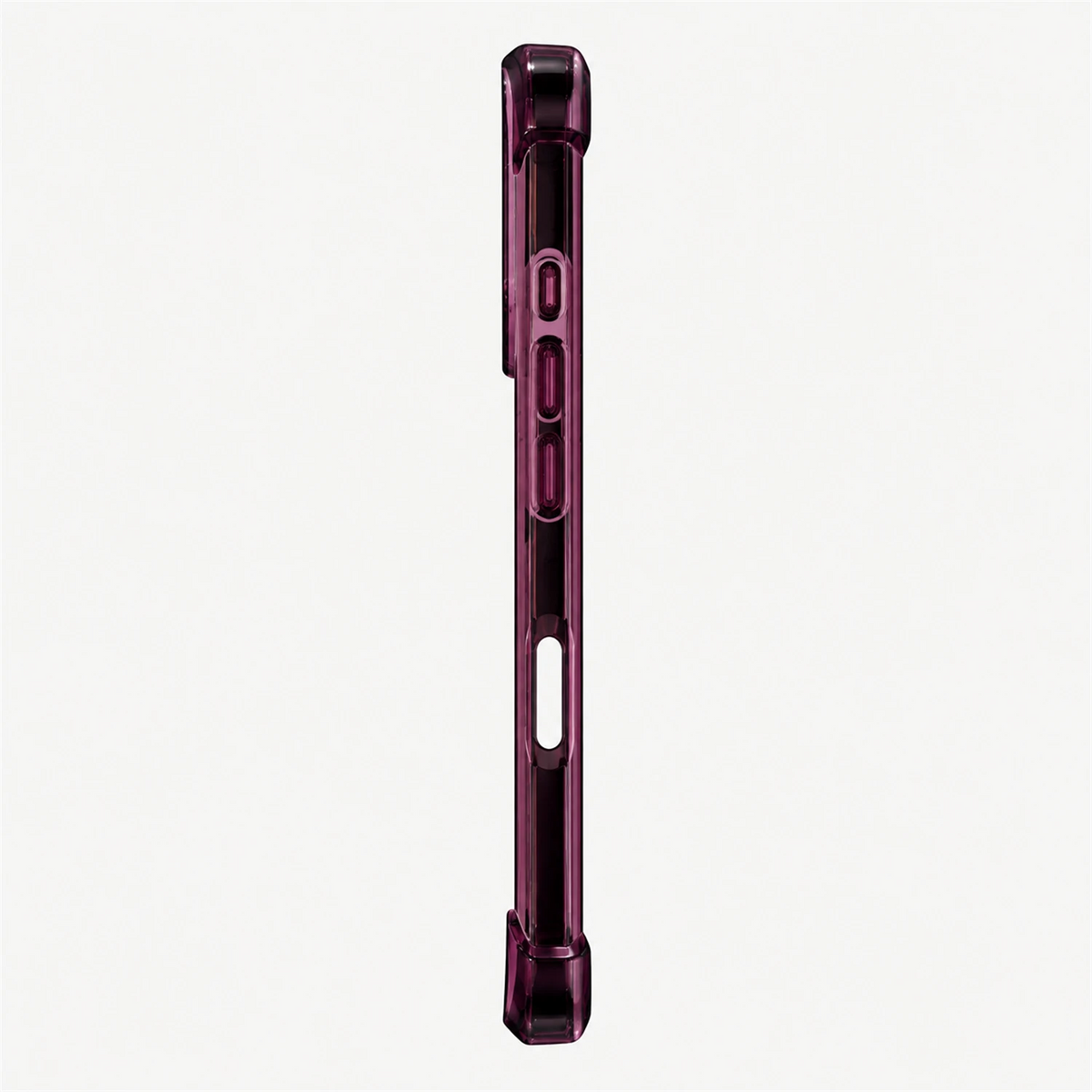T SHINE Nebula Clear-Back Tough MagSafe Case for iPhone 18 Pro Max – Dark Cherry