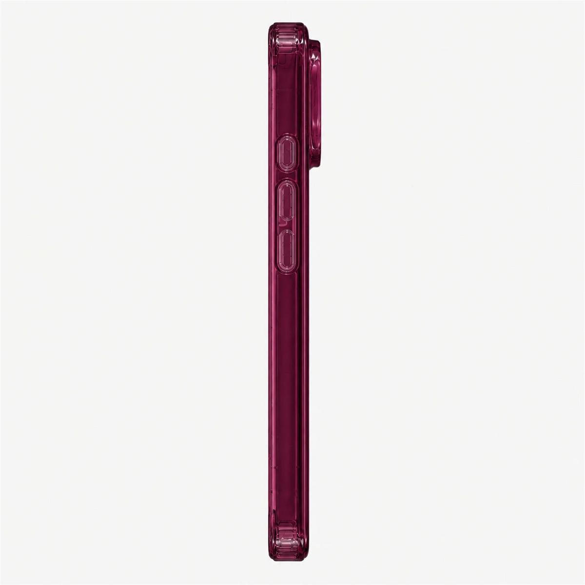 T SHINE Nebula Sparkling Crystal Tough MagSafe Case for iPhone 18 Pro Max – Dark Cherry