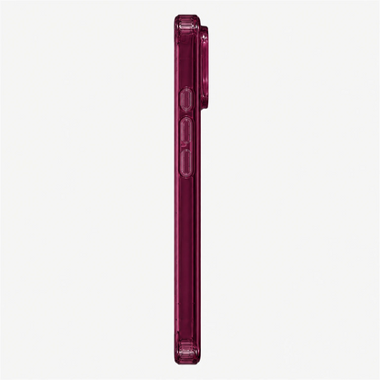 T SHINE Nebula Sparkling Crystal Tough MagSafe Case for iPhone 18 Pro Max – Dark Cherry