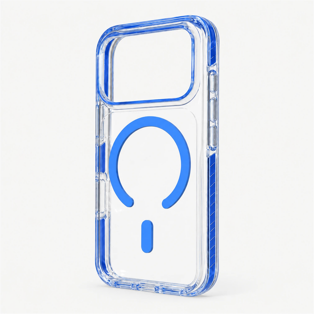 T SHINE AeroBeam Clear-Back Tough MagSafe Case for iPhone 18 Pro Max – Light Blue