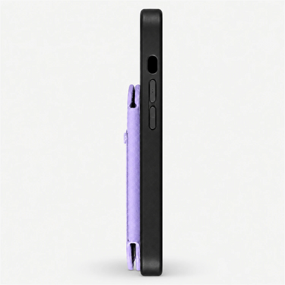 Back Flip Leather Cardholder Case Purple