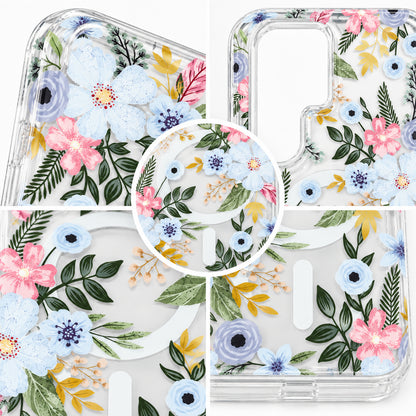 Galaxy S25 Ultra Magsafe Pattern Blue Meadow