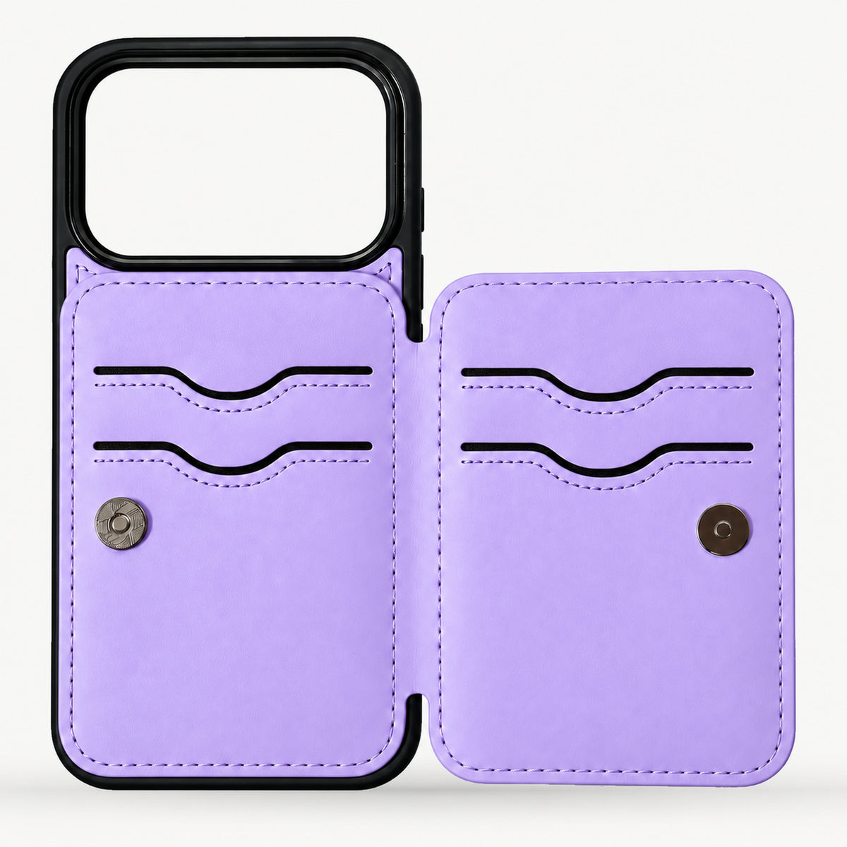 Back Flip Leather Cardholder Case Purple