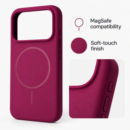 SoftGrip Magnetic Case Dark Cherry