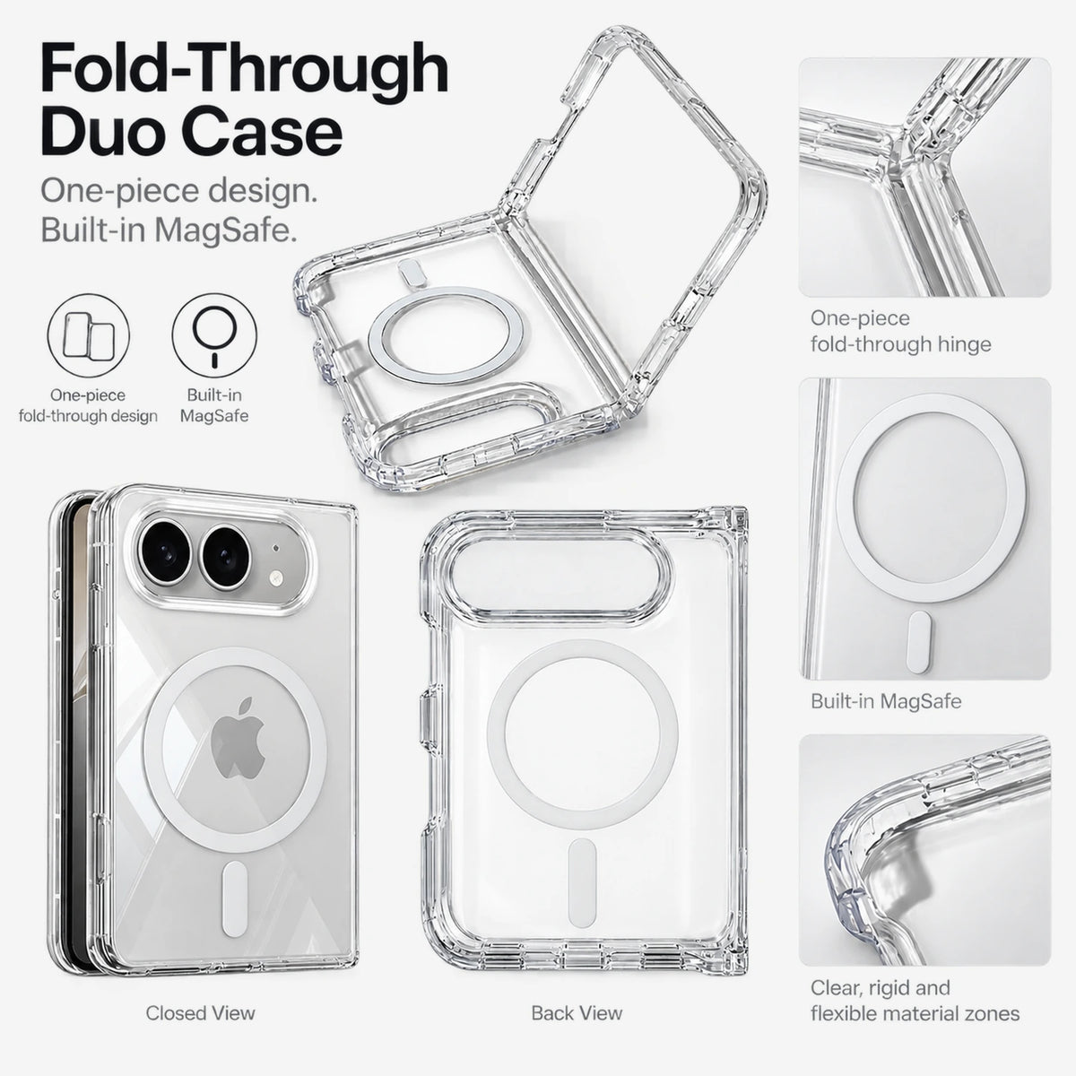 iPhone Duo Fortify Clear MagSafe Case