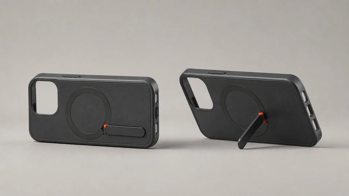 Phone case stand durability test