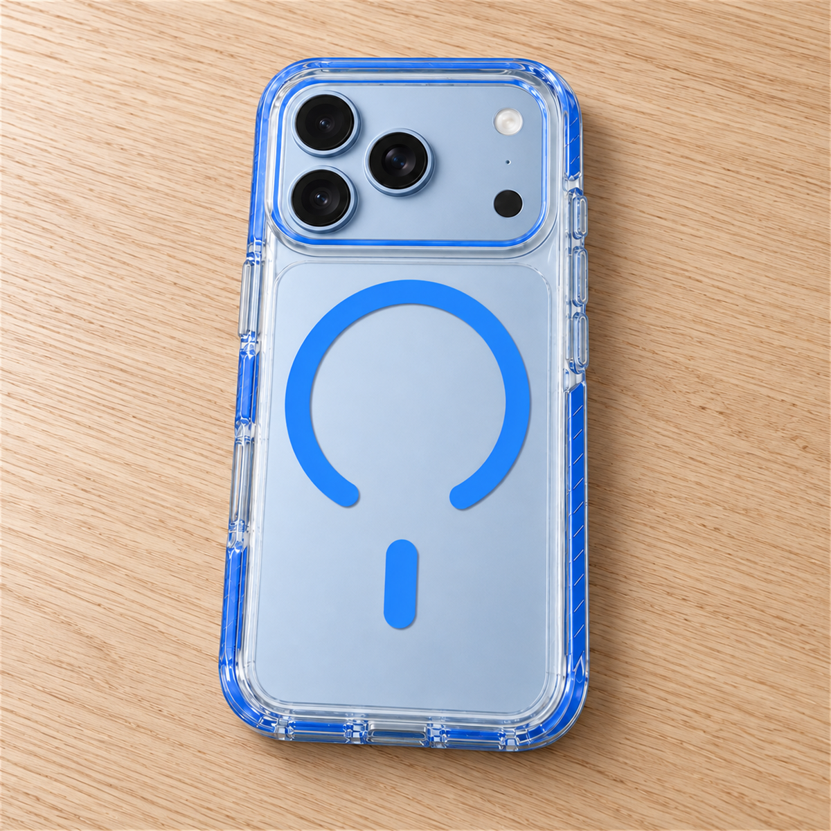 AeroBeam Clear-Back Tough MagSafe Case for iPhone