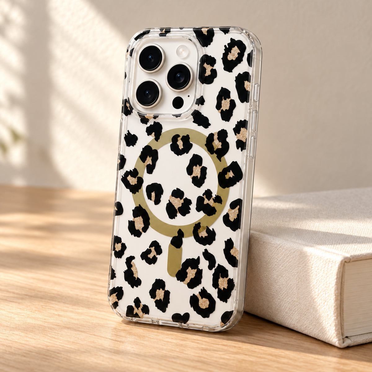 Magsafe Pattern Golden Leopard Case