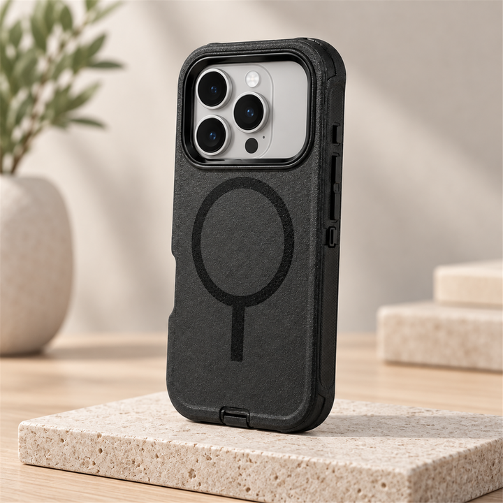 T SHINE Defender MagSafe Protective Case for iPhone 18 Pro – Black