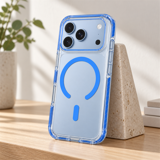 AeroBeam Clear-Back Tough MagSafe Case for iPhone