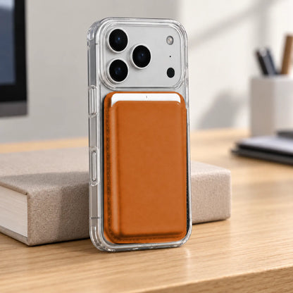 Foldable Magnetic Stand Card Wallet Gold